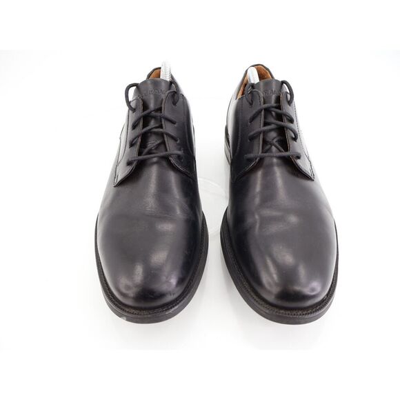 Cole Haan Men's Bedford Derby Plain Toe Shoes Mens 10 M Black Leather Lace Up - Picture 3 of 12